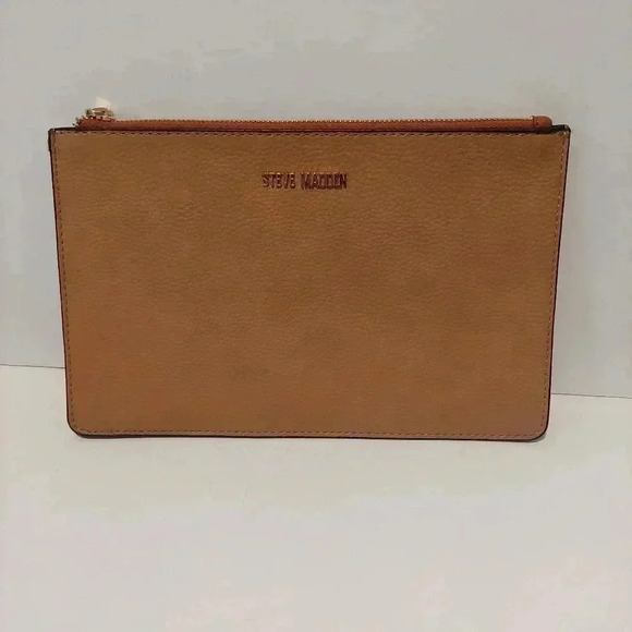 Steve Madden Caramel Brown Clutch - Picture 1 of 7